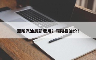 濮阳汽油最新费用？濮阳县油价？