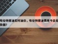 布伦特原油实时油价，布伦特原油费用今日走势图？