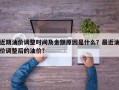 近期油价调整时间及金额原因是什么？最近油价调整后的油价？