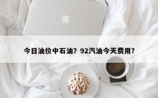 今日油价中石油？92汽油今天费用？