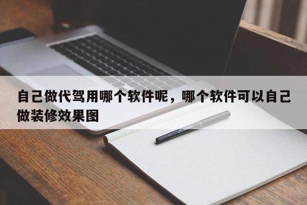 自己做代驾用哪个软件呢，哪个软件可以自己做装修效果图