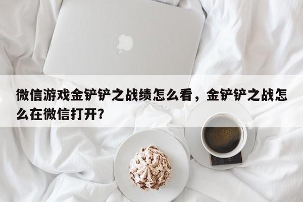 微信游戏金铲铲之战绩怎么看，金铲铲之战怎么在微信打开？